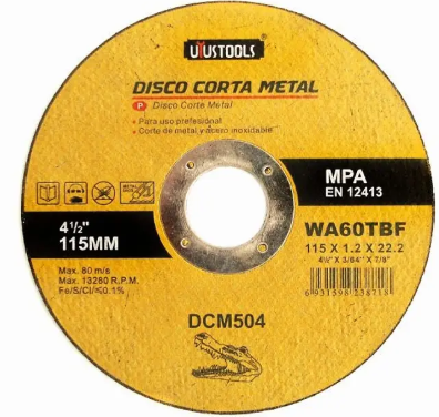 DCM504 – DISCO CORTA METAL 115MM